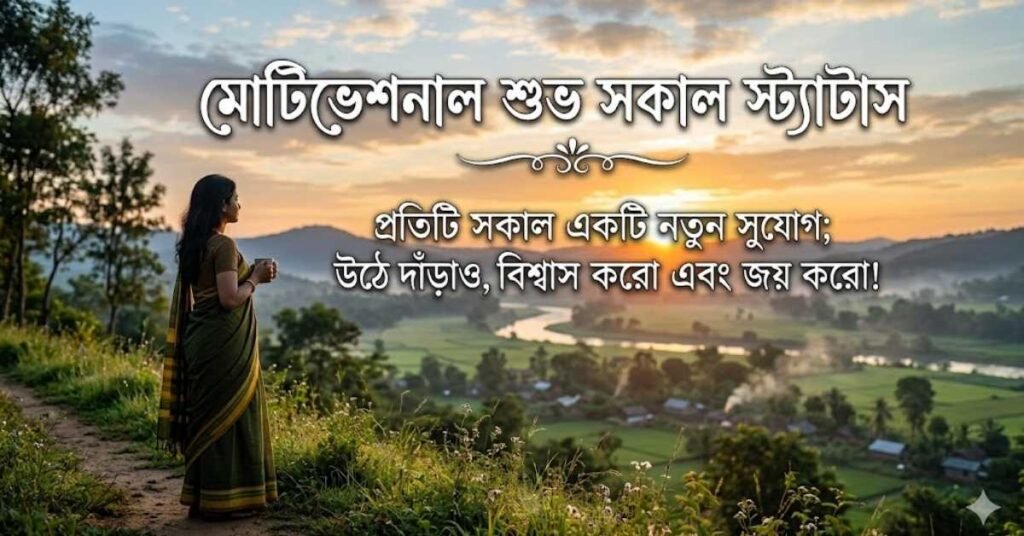 মোটিভেশনাল শুভ সকাল স্ট্যাটাস
