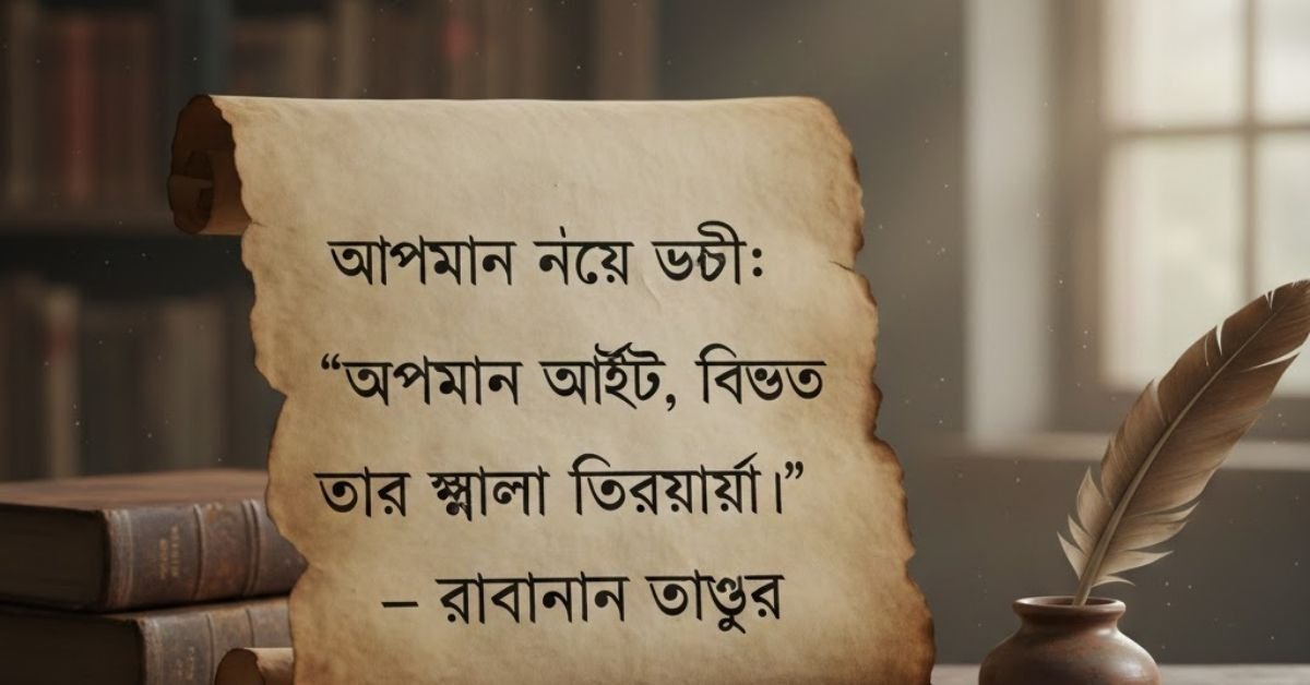 অপমান নিয়ে উক্তি