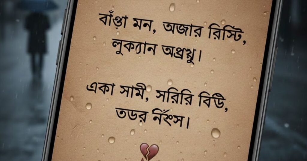 আবেগি কষ্টের স্ট্যাটাস