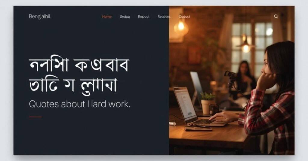 কঠোর পরিশ্রম নিয়ে উক্তি