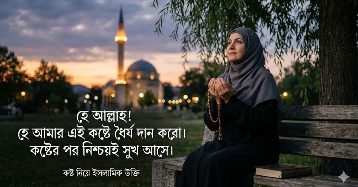 কষ্ট নিয়ে ইসলামিক উক্তি