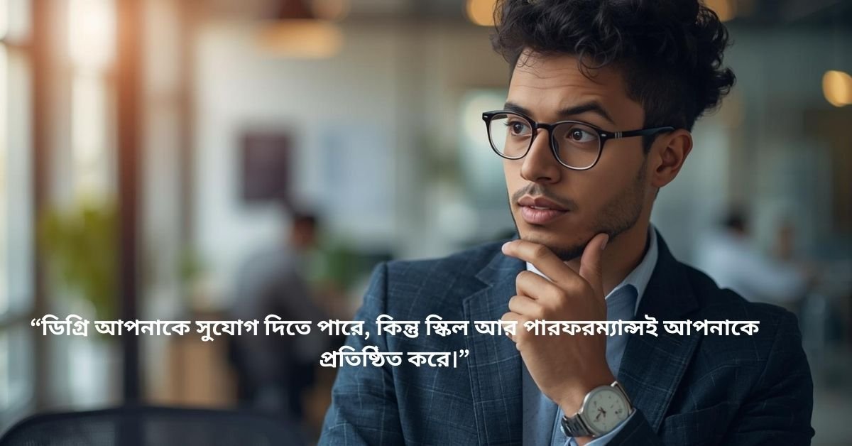 ক্যারিয়ার নিয়ে স্ট্যাটাস