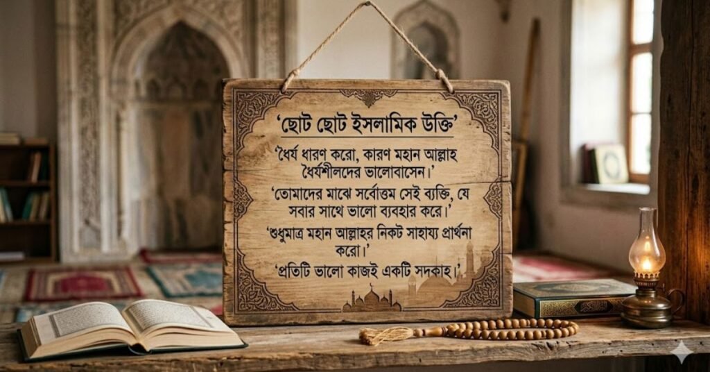 ছোট ছোট ইসলামিক উক্তি