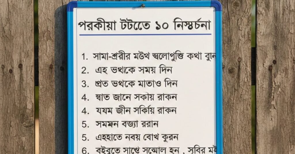 পরকীয়া ঠেকাতে ১০ নির্দেশনা