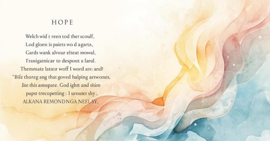 প্রত্যাশা নিয়ে কবিতা