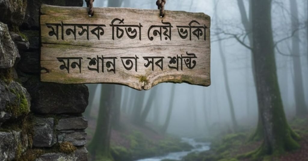 মানসিক চিন্তা নিয়ে উক্তি