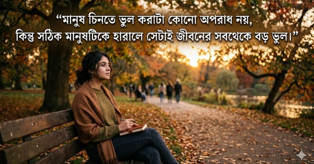 মানুষ চিনতে ভুল করা নিয়ে উক্তি