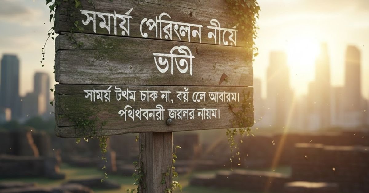 সময়ের পরিবর্তন নিয়ে উক্তি