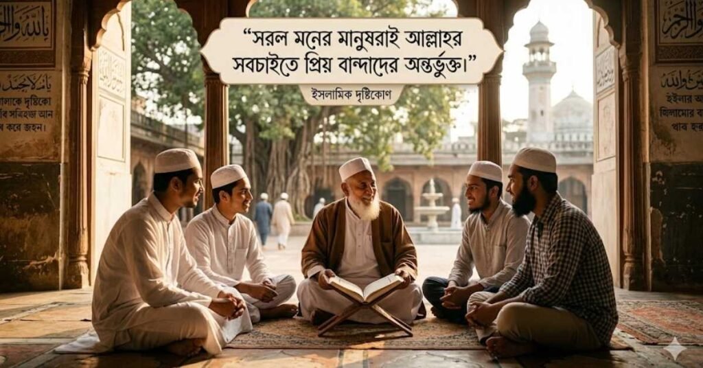 ইসলামিক দৃষ্টিকোণ থেকে সরল মনের মানুষ নিয়ে উক্তি