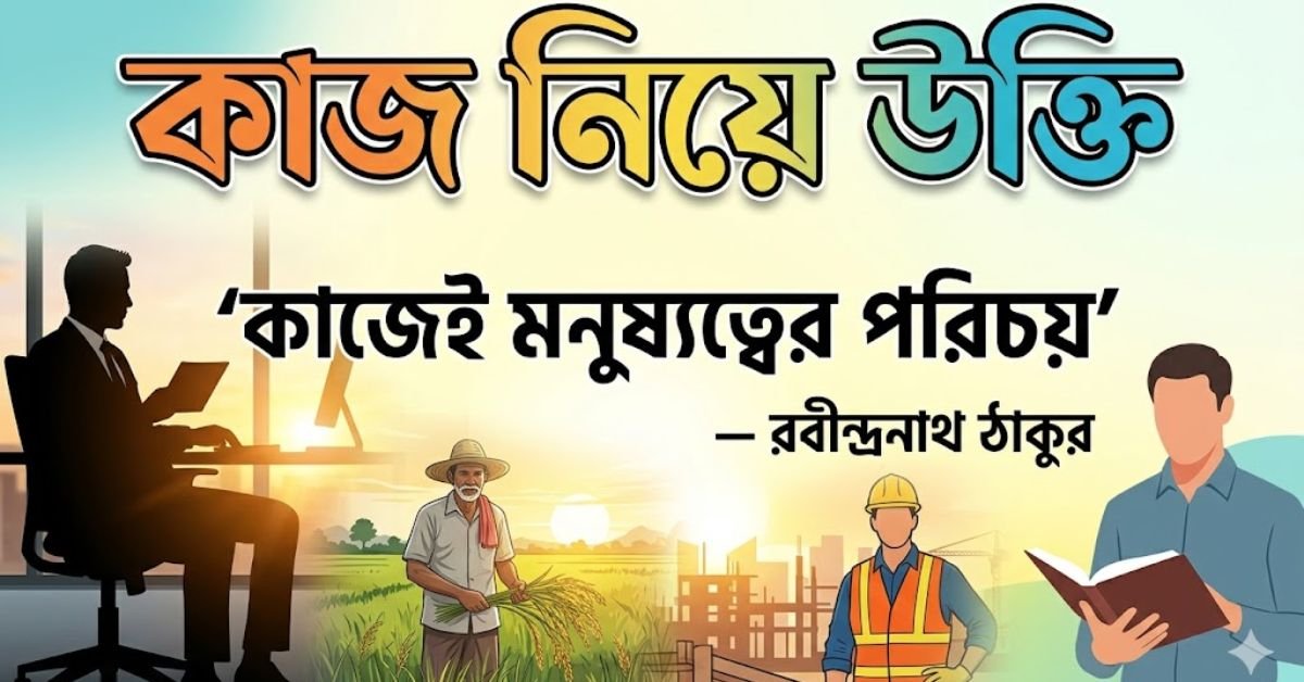 কাজ নিয়ে উক্তি