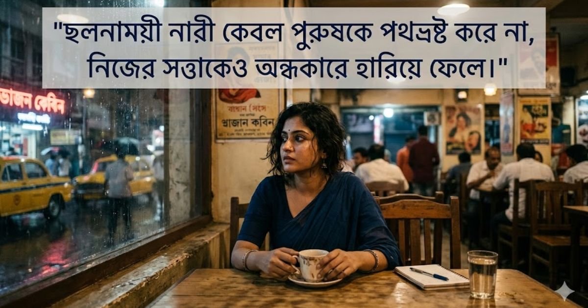 ছলনাময়ী নারী নিয়ে উক্তি