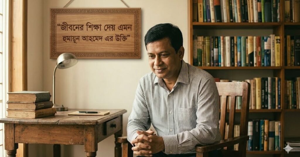 জীবনের শিক্ষা দেয় এমন হুমায়ূন আহমেদ এর উক্তি