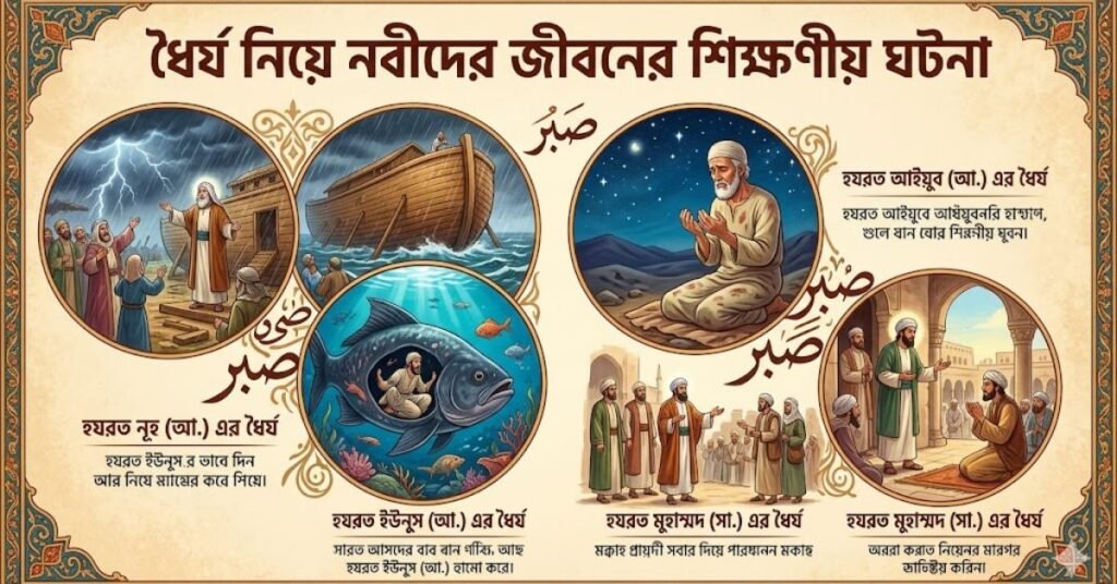 ধৈর্য নিয়ে নবীদের জীবনের শিক্ষণীয় ঘটনা
