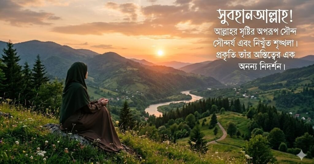 প্রকৃতি নিয়ে ইসলামিক ক্যাপশন