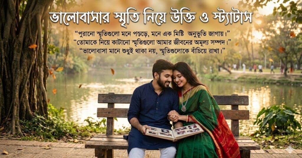 ভালোবাসার স্মৃতি নিয়ে উক্তি ও স্ট্যাটাস