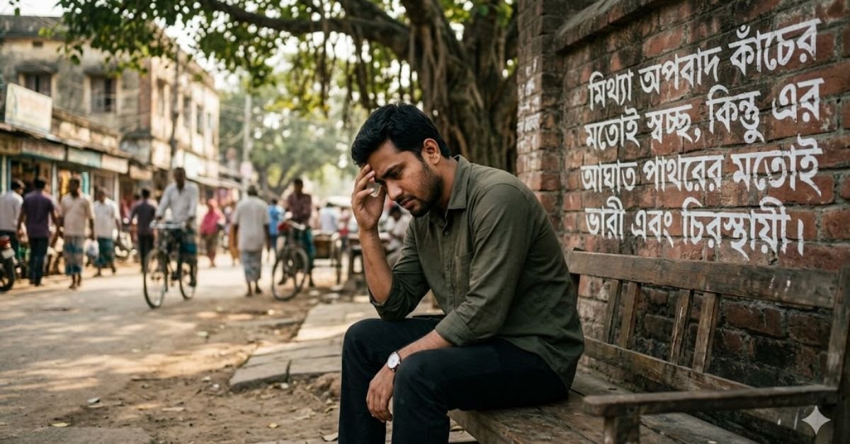 মিথ্যা অপবাদ নিয়ে উক্তি