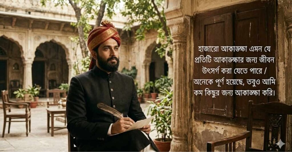 মির্জা গালিবের উক্তি ছবি সহ