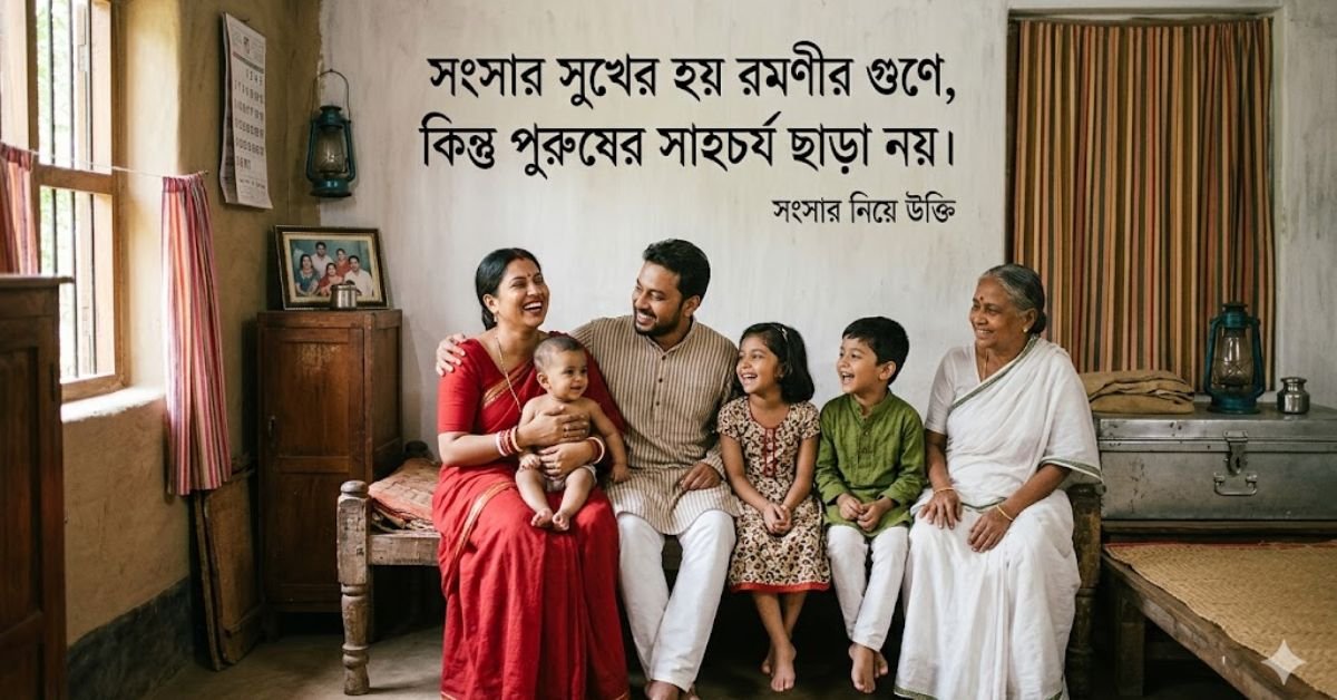 সংসার নিয়ে উক্তি