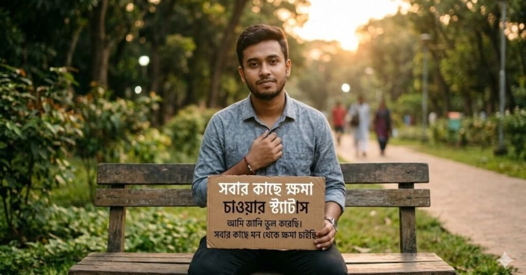 সবার কাছে ক্ষমা চাওয়ার স্ট্যাটাস
