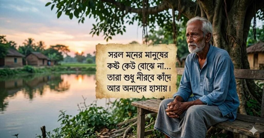 সরল মনের মানুষের কষ্ট ও অনুভূতি নিয়ে উক্তি