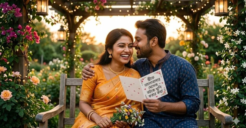 স্ত্রীকে ভালোবাসার মেসেজ – বউকে খুশি করার কথা