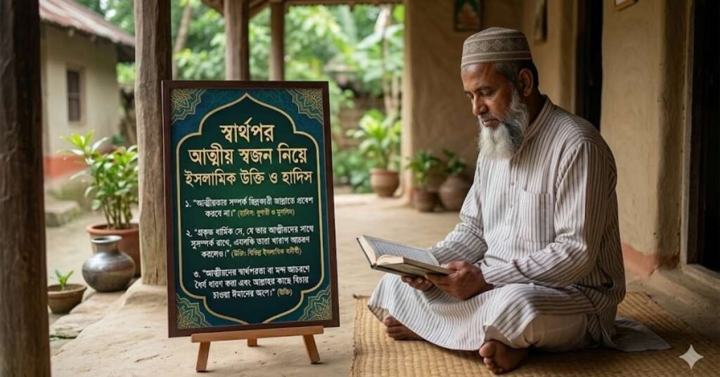 স্বার্থপর আত্মীয় স্বজন নিয়ে ইসলামিক উক্তি ও হাদিস