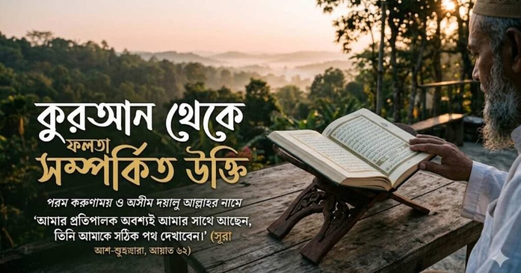 কুরআন থেকে সফলতা সম্পর্কিত উক্তি