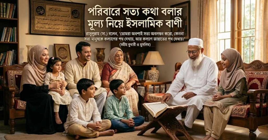 পরিবারে সত্য কথা বলার মূল্য নিয়ে ইসলামিক বাণী