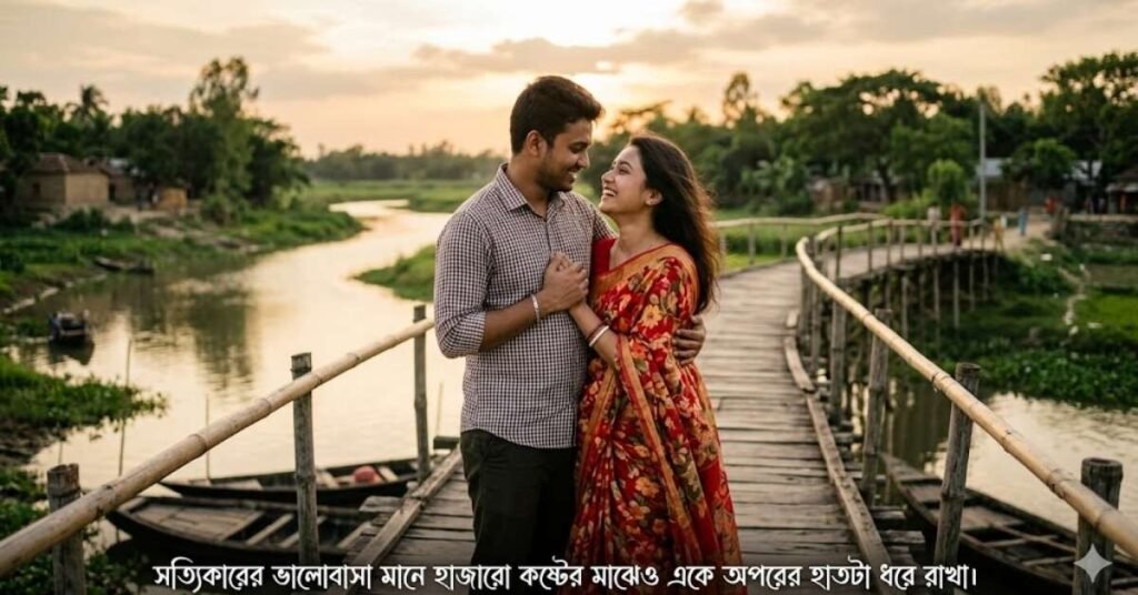 সত্যিকারের ভালোবাসা নিয়ে ক্যাপশন