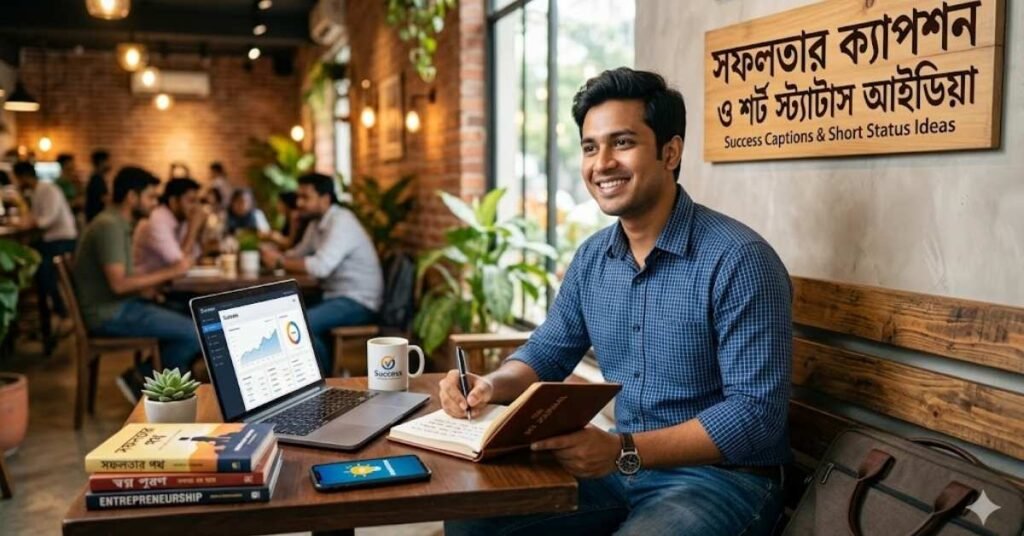 সফলতার ক্যাপশন ও শর্ট স্ট্যাটাস আইডিয়া