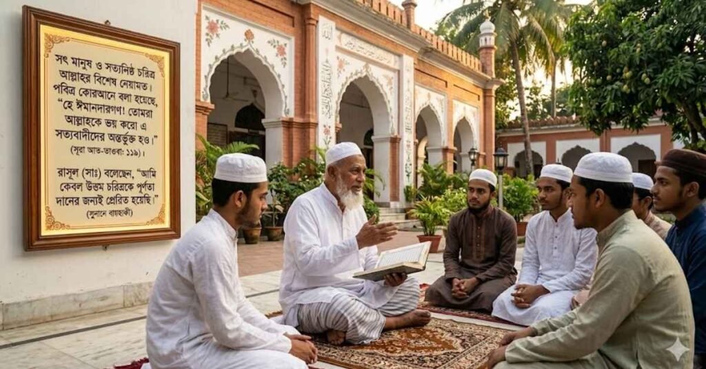 সৎ মানুষ ও সত্যনিষ্ঠ চরিত্র নিয়ে ইসলামিক বাণী